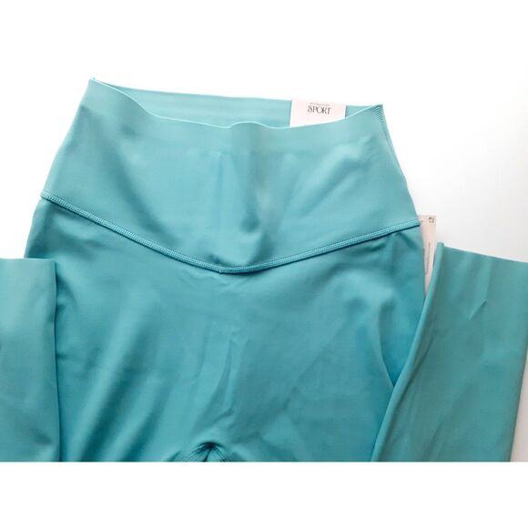 Victoria's Secret TurquoiseTeal High Compression 360° Stretch 7/8 Leggings M NWT - Picture 6 of 11